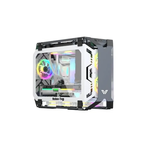 Value-Top X-Era Mloong Series Open-Frame M-ATX Gaming Case (Shining Grey)